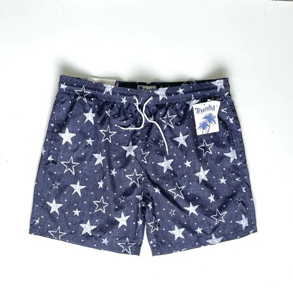 TRUNKS SURF AND SWIM CO. Swim Shorts Pockets Quick Dry Technology Starts Print - Picture 5 of 16